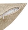Taupe, Beige and Warm Grey Polyester Jacquard 16x16 inches Cushion Cover Set of 5
