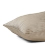 Taupe, Beige and Warm Grey Polyester Jacquard 16x16 inches Cushion Cover Set of 5