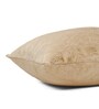Taupe, Beige and Warm Grey Polyester Jacquard 16x16 inches Cushion Cover Set of 5