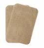 Taupe Absorbent and Quick-Dry Polyester Bath Mats 38x58 cm