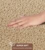 Taupe Absorbent and Quick-Dry Polyester Bath Mats 38x58 cm