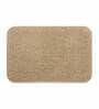 Taupe Absorbent and Quick-Dry Polyester Bath Mats 38x58 cm