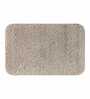 Taupe Absorbent and Quick-Dry Polyester Bath Mats 40x60 cm