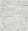 Taupe Abstract Pet Yarn 5 x 7 Feet Hand tufted Carpet