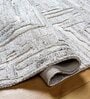 Taupe Abstract Pet Yarn 5 x 7 Feet Hand tufted Carpet