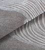Beige Abstract Woolen 72 x 108 Inches Hand Tufted Rug