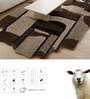 Brown Solid Woolen 36 x 60 Inches Hand Tufted Rug