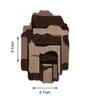 Brown Solid Woolen 6 X 9ft Hand Tufted Rug