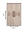 Brown Geometrical Woolen 36 x 60 Inches Hand Tufted Rug