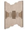 Brown Geometrical Woolen 72 x 108 Inches Hand Tufted Rug