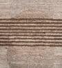 Brown Geometrical Woolen 72 x 108 Inches Hand Tufted Rug