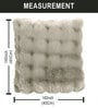 Taupe Fur Super Soft 16x16 Cushion Cover Taupe Fur Super Soft 16x16 Cushion Cover