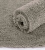 Taupe Solid Microfiber 5 ft x 2 ft Machine Made Runner