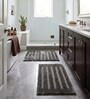 Taupe Microfiber 16x24 Inches Super Soft Bath Mat