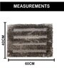 Taupe Microfiber 16x24 Inches Super Soft Bath Mat
