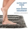 Taupe Microfiber 16x24 Inches Super Soft Bath Mat