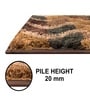 Taupe Microfiber 16x24 Inches Super Soft Bath Mat