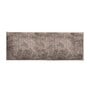Taupe Microfibre 24 x 60 Inches Machine Made Floor Runner