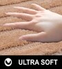 Taupe Microfibre 16x24 Inches Absorbent Bath Mat