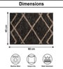 Taupe Microfibre 16x24 Inches Quick Dry Bath Mat