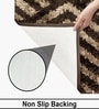 Taupe Polyester 16x24 Inches Fluffy Bath Mat