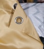 Taupe Polyester Solid 9ft Blackout Eyelet Long Door Curtain