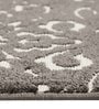 Taupe Abstract Polypropylene 4 ft x 6 ft Machine Made Carpet