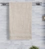 Taupe Sancha Pile Cotton Large Towel-500 Gsm
