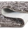 Taupe Solid Shaggy Polyester 24x16 Inches AntiSkid Bath Mat