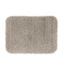 Taupe Solid Polyester 24x16 Inches AntiSkid Bath Mat