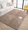 Taupe Solid Microfiber 3 X 5 Feet Tufted Carpet