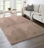 Taupe Solid Microfiber 4 X 6 Feet Tufted Carpet