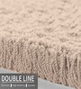 Taupe Solid Microfiber 4 X 6 Feet Tufted Carpet