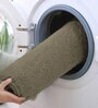 Taupe Solid Microfibre 17x12 Inches AntiSkid Door Mat