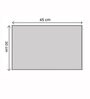 Taupe Solid Microfibre 17x12 Inches AntiSkid Door Mat