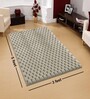 Taupe Solid Polyester 3 X 5 Feet Turtle Fur Machine Made Carpet
