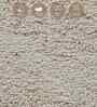 Taupe Solid Polyester 5x8 Feet Machine Made Carpet