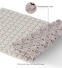 Taupe Solid PVC 27x15 Inches Antiskid Shower Bath Mat