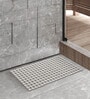 Taupe Solid PVC 27x15 Inches Antiskid Shower Bath Mat