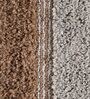 Taupe Geometric Microfibre 24x16 Inches AntiSkid Bath Mat