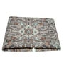 Taupe Traditional Polyester 24x24 Inches Skid-Resistant Backing Prayer Mats (Pack of 1)