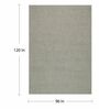 Taupe Wool & Jute Abstract 10' x 8' Hand Woven Carpet