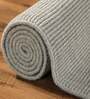 Taupe Wool & Jute Abstract 6' x 4' Hand Woven Carpet