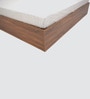 Taurian King Size Bed With Box Storage In Brown Colour