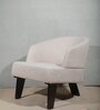 Taurine Lounge Chair In Beige Colour