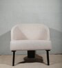 Taurine Lounge Chair In Beige Colour