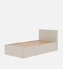 Taurus Single Size Bed In Pumic Grey Colour With Box Storage