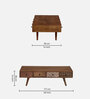 Tayo Solid Wood Coffee table Natural Finish