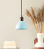Tayoma Blue Matt Metal Hanging Light