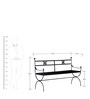 Tayopa Outdoor Iron Bench